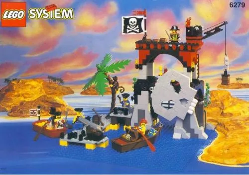 Dans le même style que le LEGO L'île aux Crânes (6279-1) | Brick Broker