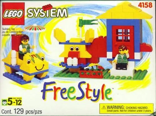 Dans le même style que le LEGO Petite boîte Freestyle (4158-1) | Brick Broker