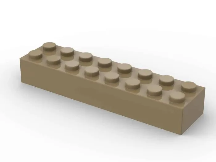 BlueBrixx Brique 2x8, brun foncé (250 pièces) (BB-401244) - prix | Brick Broker