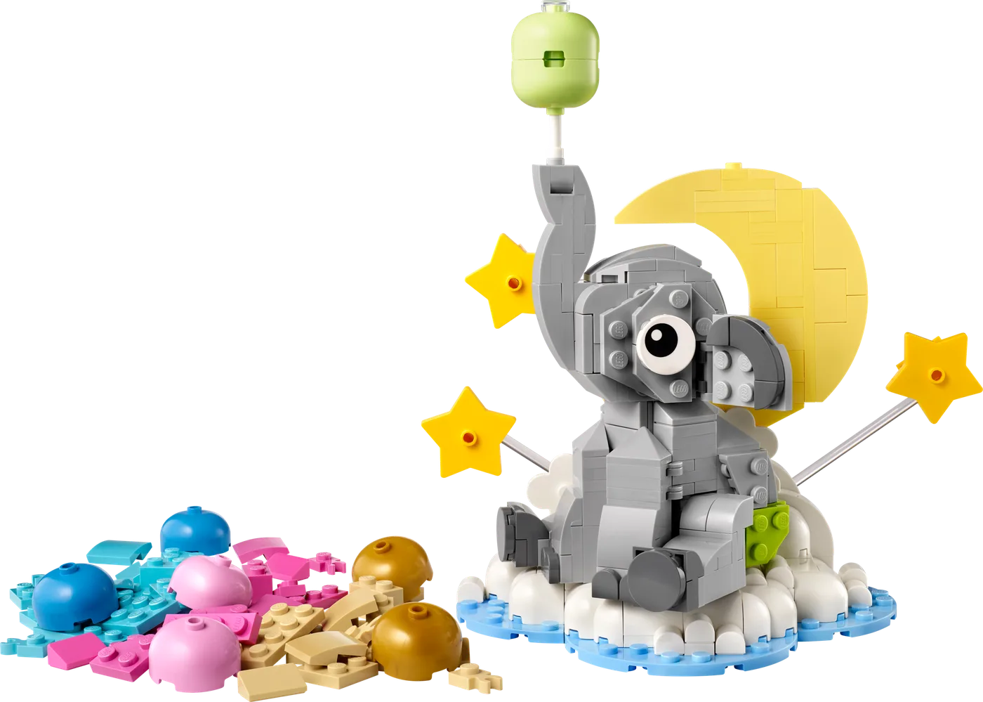 Dans le même style que le LEGO Bébé Éléphant dans le Ciel (40814-1) | Brick Broker