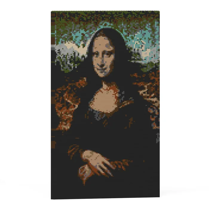 JEKCA Mona Lisa Brick Painting 01S (JEK-ST24CP02) - prix | Brick Broker
