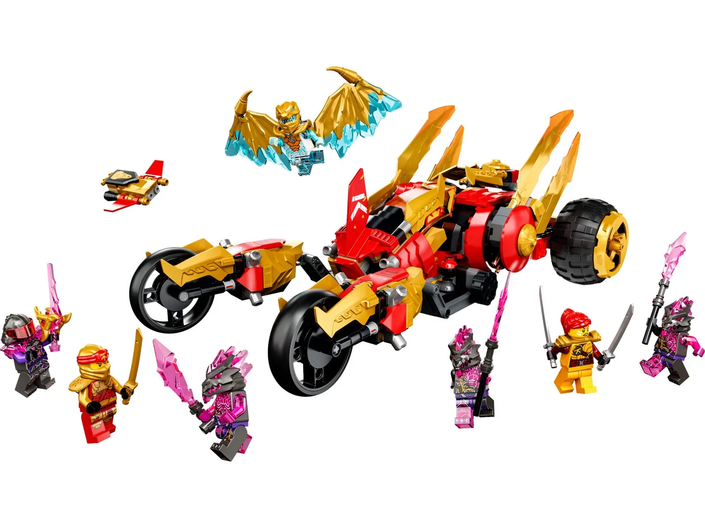 Dans le même style que le LEGO Dragon Raider Doré de Kai (71773-1) | Brick Broker