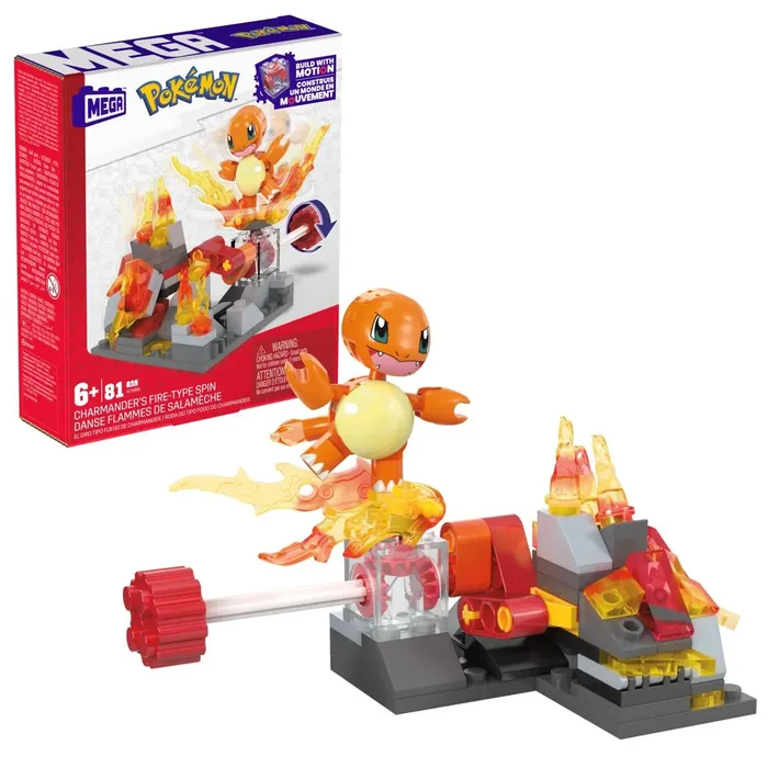 Mattel MEGA Pokémon Tourbillon de feu de Salamèche (HTH86) - prix | Brick Broker