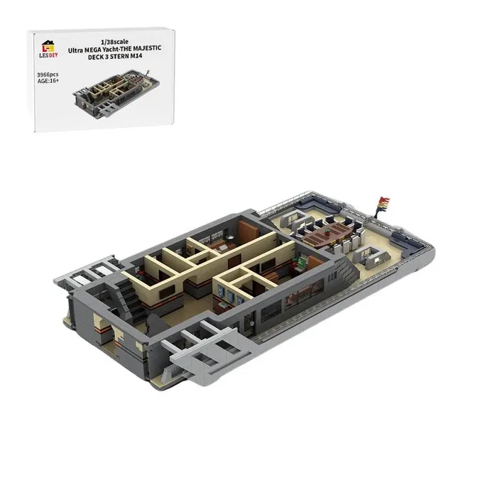 LesDiy Ultra MEGA Yacht - Partie 7 - Module 14 - Pont 3 - Poupe (LESDIY-3655877) - prix | Brick Broker