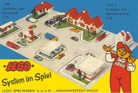 Panneau en bois LEGO Town Plan (200A-1) - prix | Brick Broker