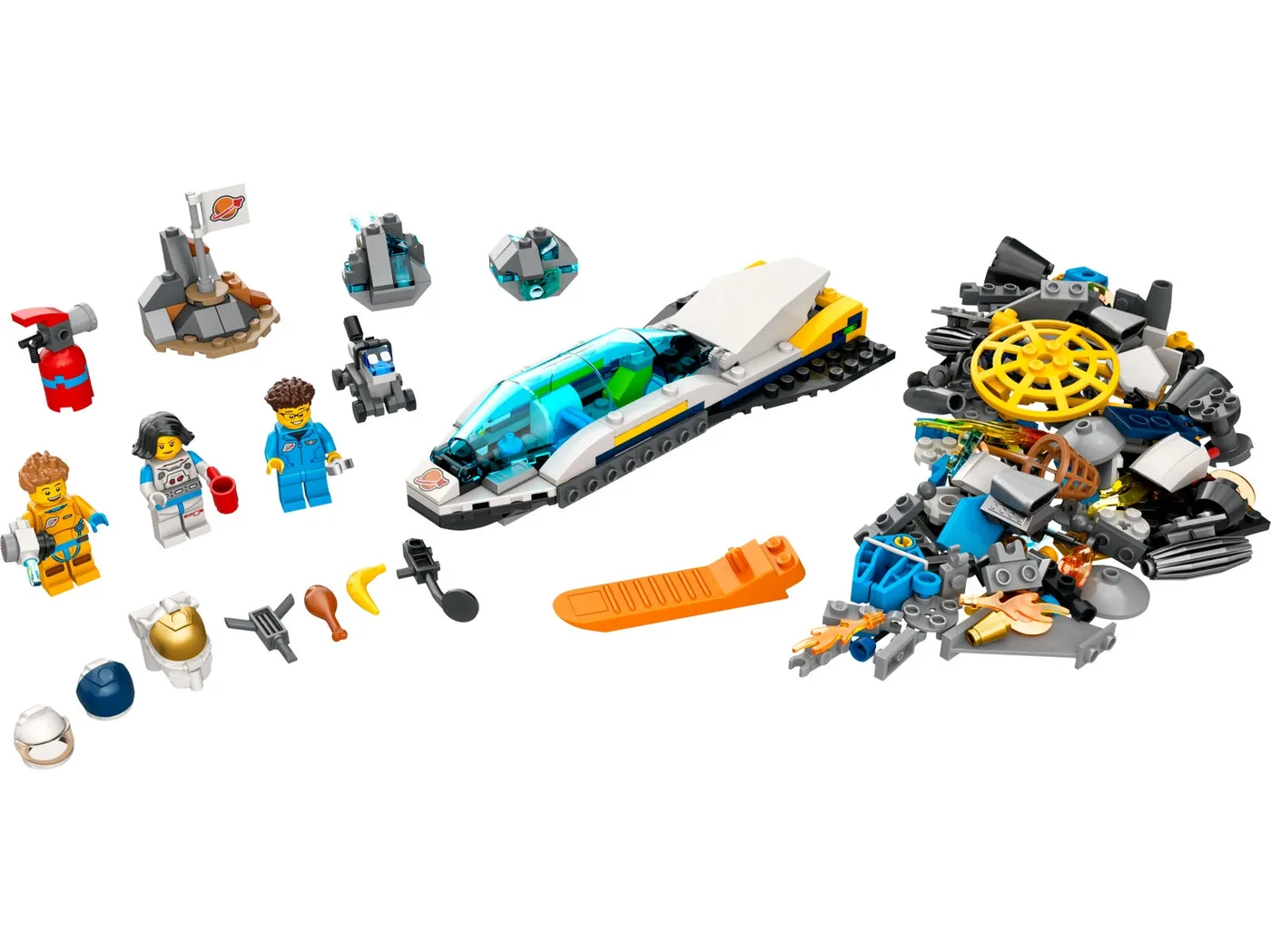 Dans le même style que le LEGO Missions d'exploration du vaisseau spatial martien (60354-1) | Brick Broker