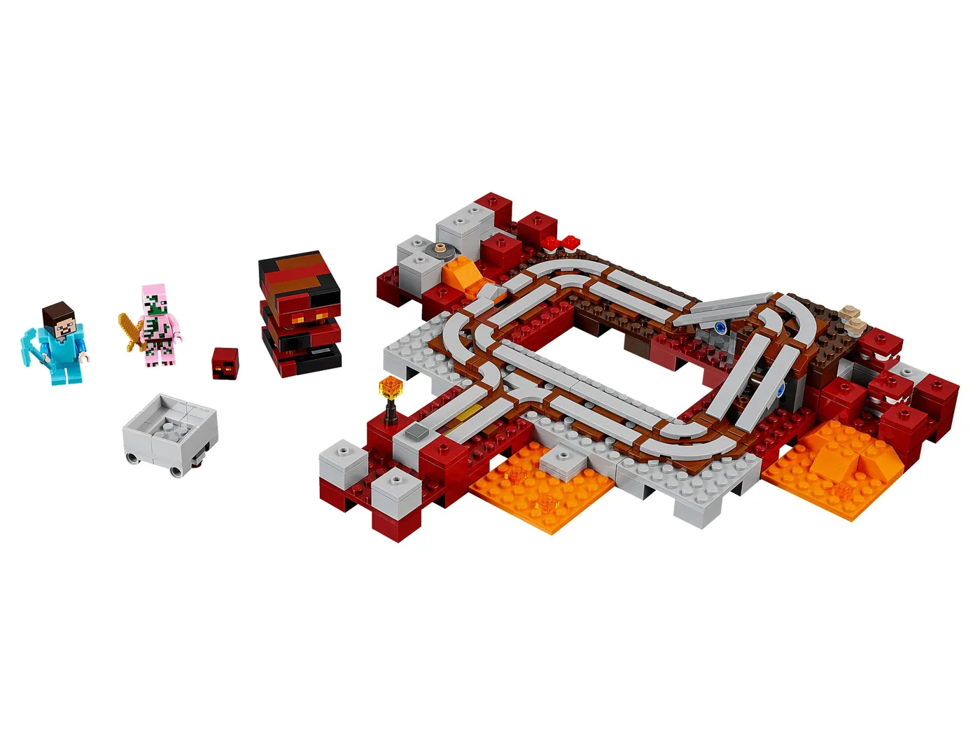 Dans le même style que le LEGO Chemins de Fer du Nether (21130-1) | Brick Broker
