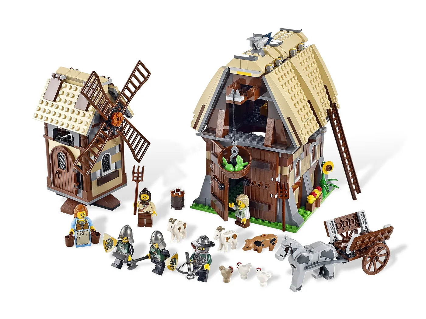 Dans le même style que le LEGO Raid sur le village du moulin (7189-1) | Brick Broker