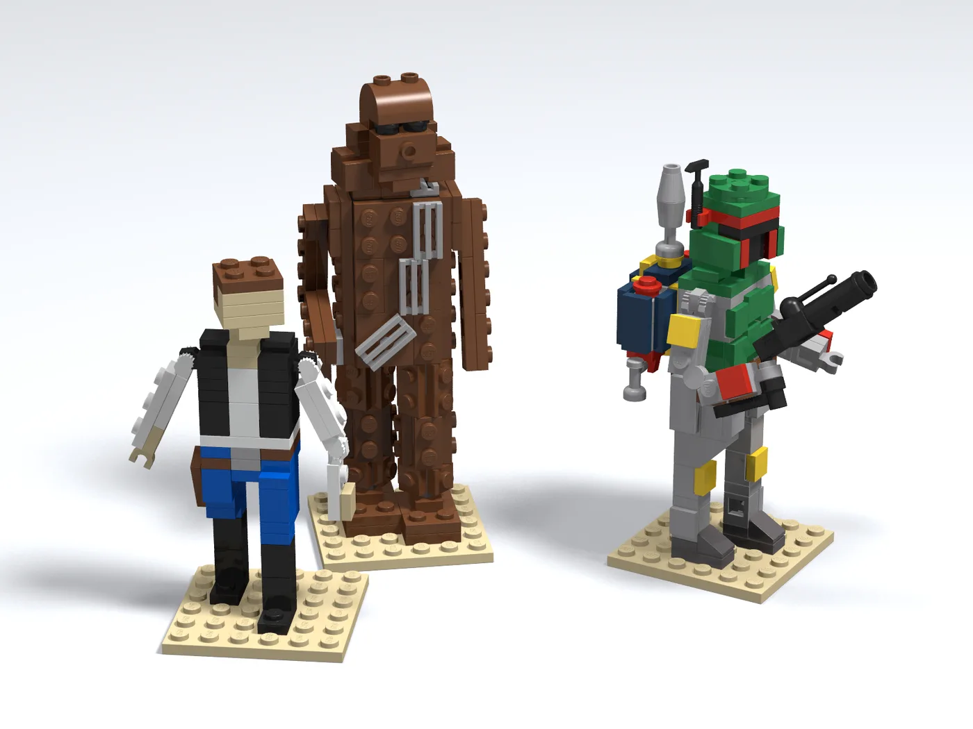 Dans le même style que le LEGO Figurines Star Wars Miniland (Fête des Collectionneurs Toy Fair 2011) (TOYFAIR2011-1) | Brick Broker