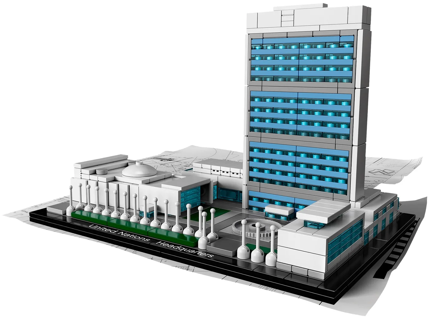 Dans le même style que le LEGO Siège des Nations Unies (21018-1) | Brick Broker