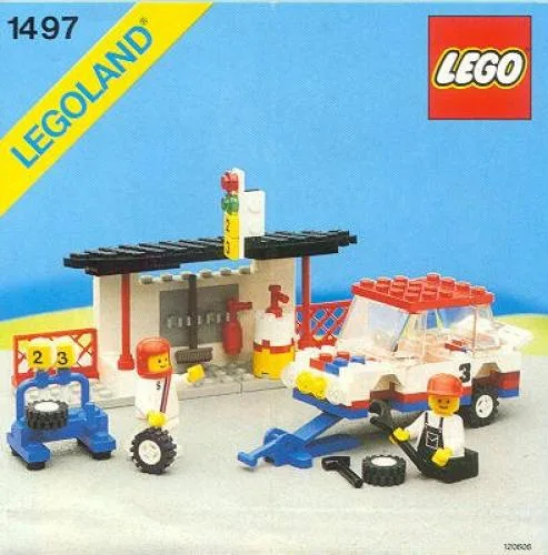Dans le même style que le LEGO Équipe de rallye et d'assistance (1497-1) | Brick Broker