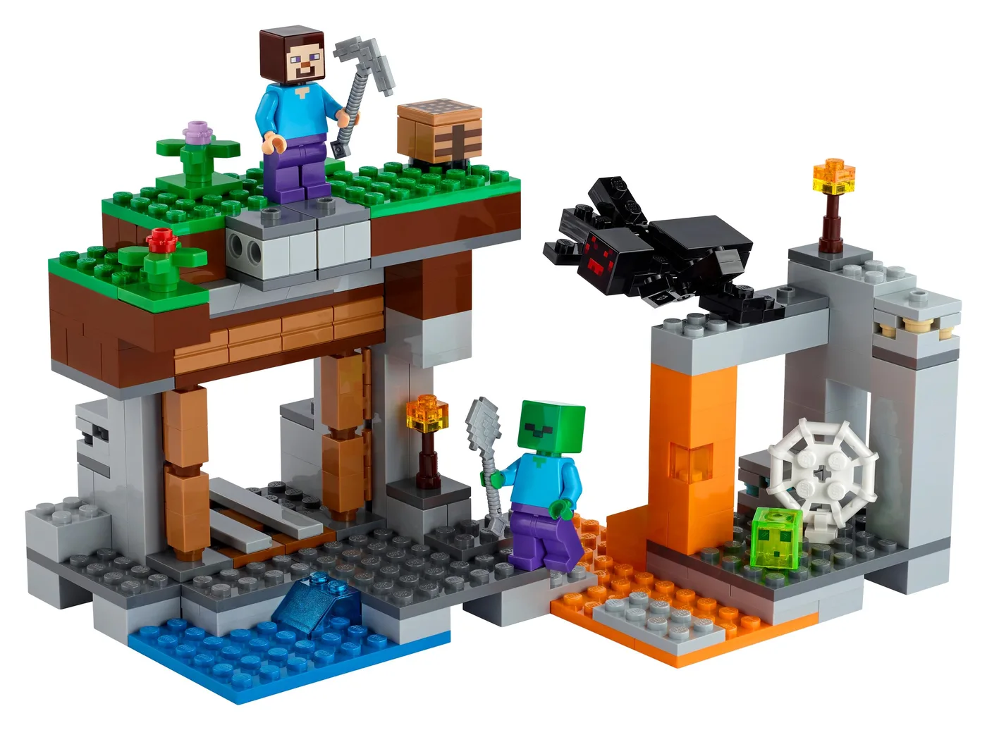 Dans le même style que le LEGO La Mine "Abandonnée" (21166-1) | Brick Broker