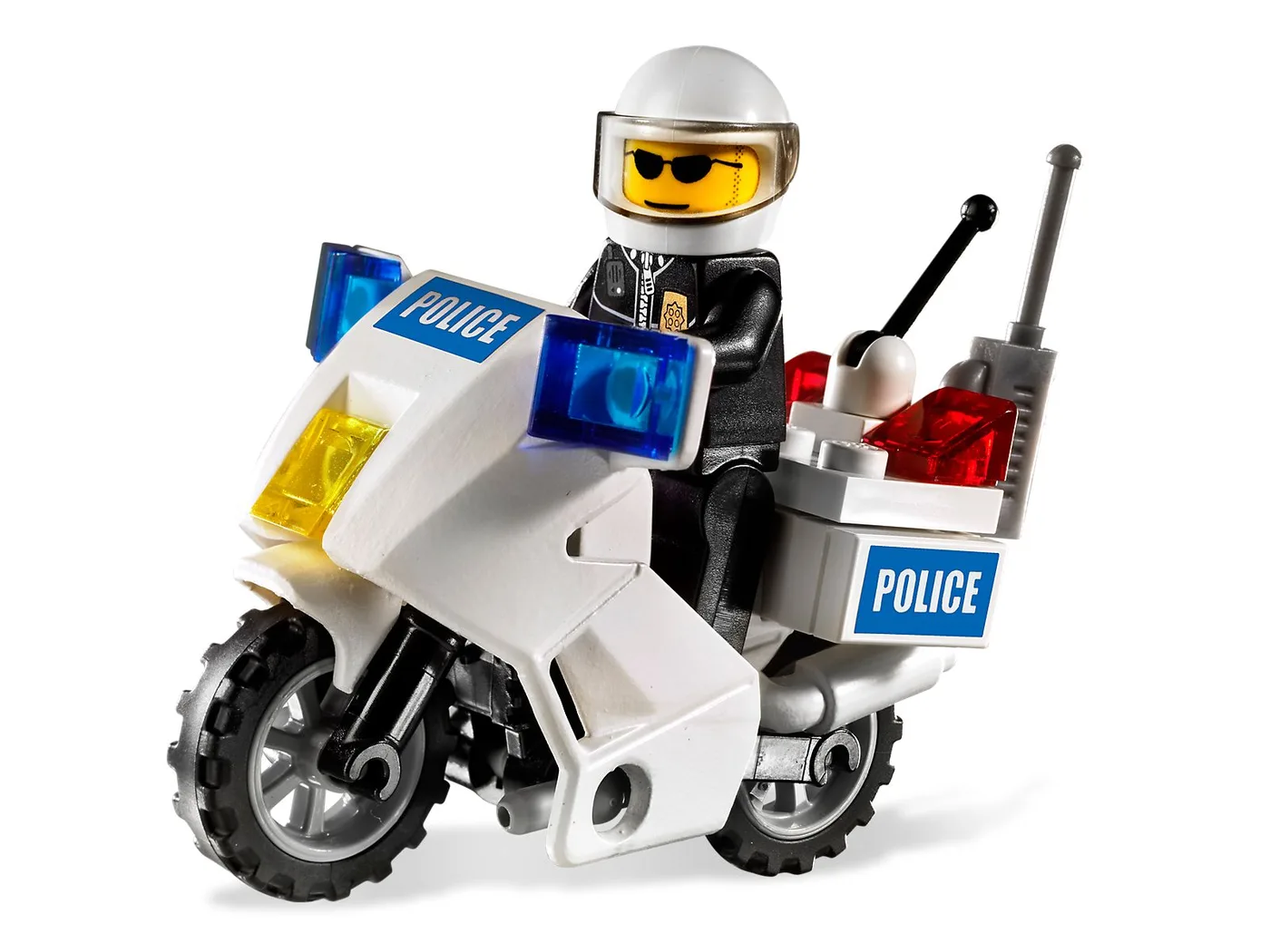 Dans le même style que le LEGO Moto de police (version autocollants bleus) (7235-2) | Brick Broker