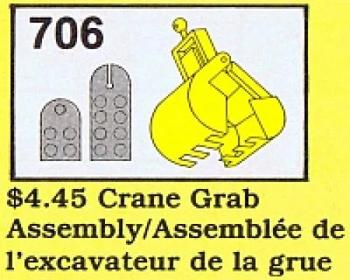 Dans le même style que le LEGO Assemblage de grappin de grue (706-4) | Brick Broker