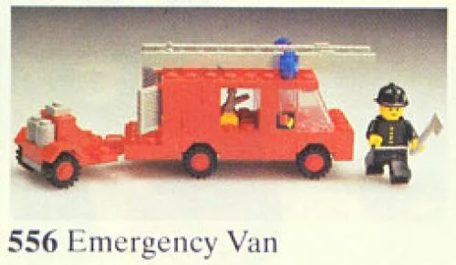 Dans le même style que le LEGO Fourgon d'intervention incendie (556-1) | Brick Broker