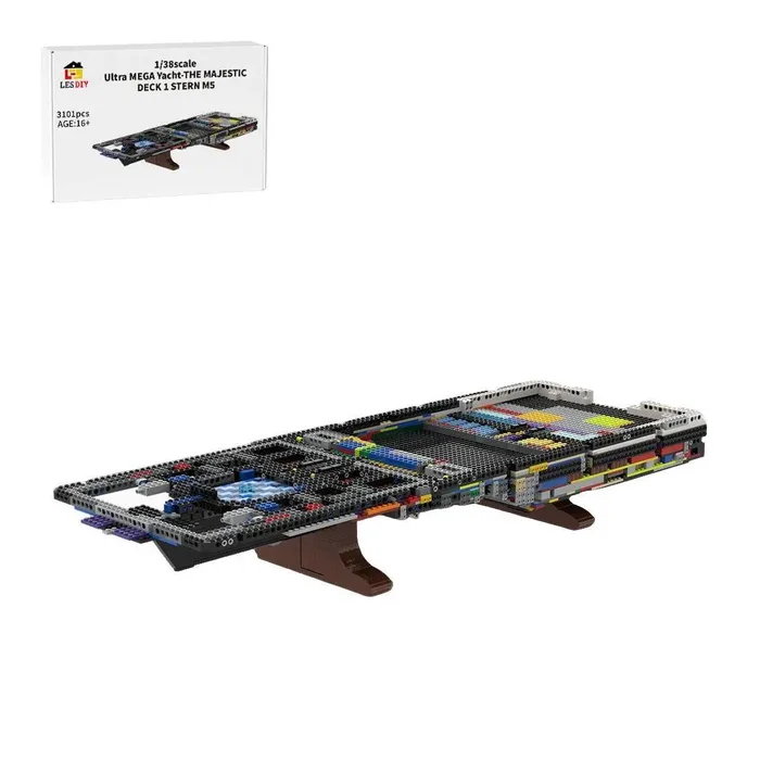 LesDiy Ultra MEGA Yacht - Partie 2 Module 5 Pont 1 Poupe (LESDIY-3655868) - prix | Brick Broker