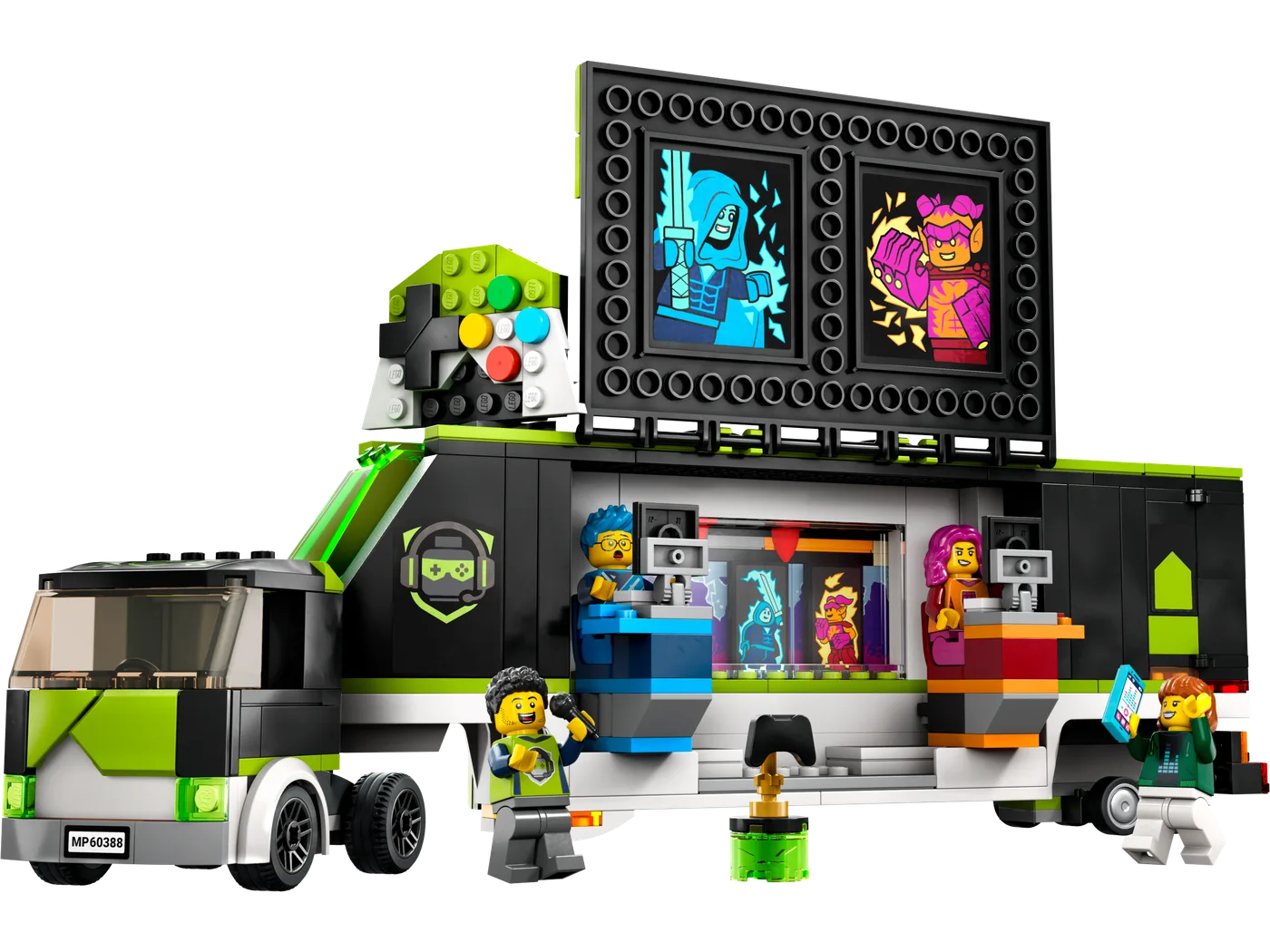 Dans le même style que le LEGO Camion de tournoi de jeux vidéo (60388-1) | Brick Broker