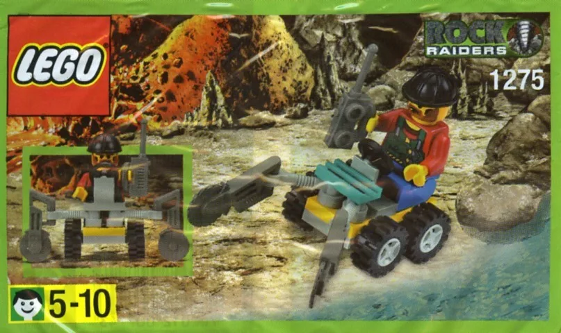 Dans le même style que le LEGO Bulldozer avec tronçonneuse (1275-1) | Brick Broker