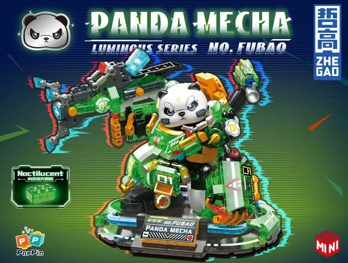 ZHEGAO Maison citrouille mécha panda (ZHE-662011) - prix | Brick Broker