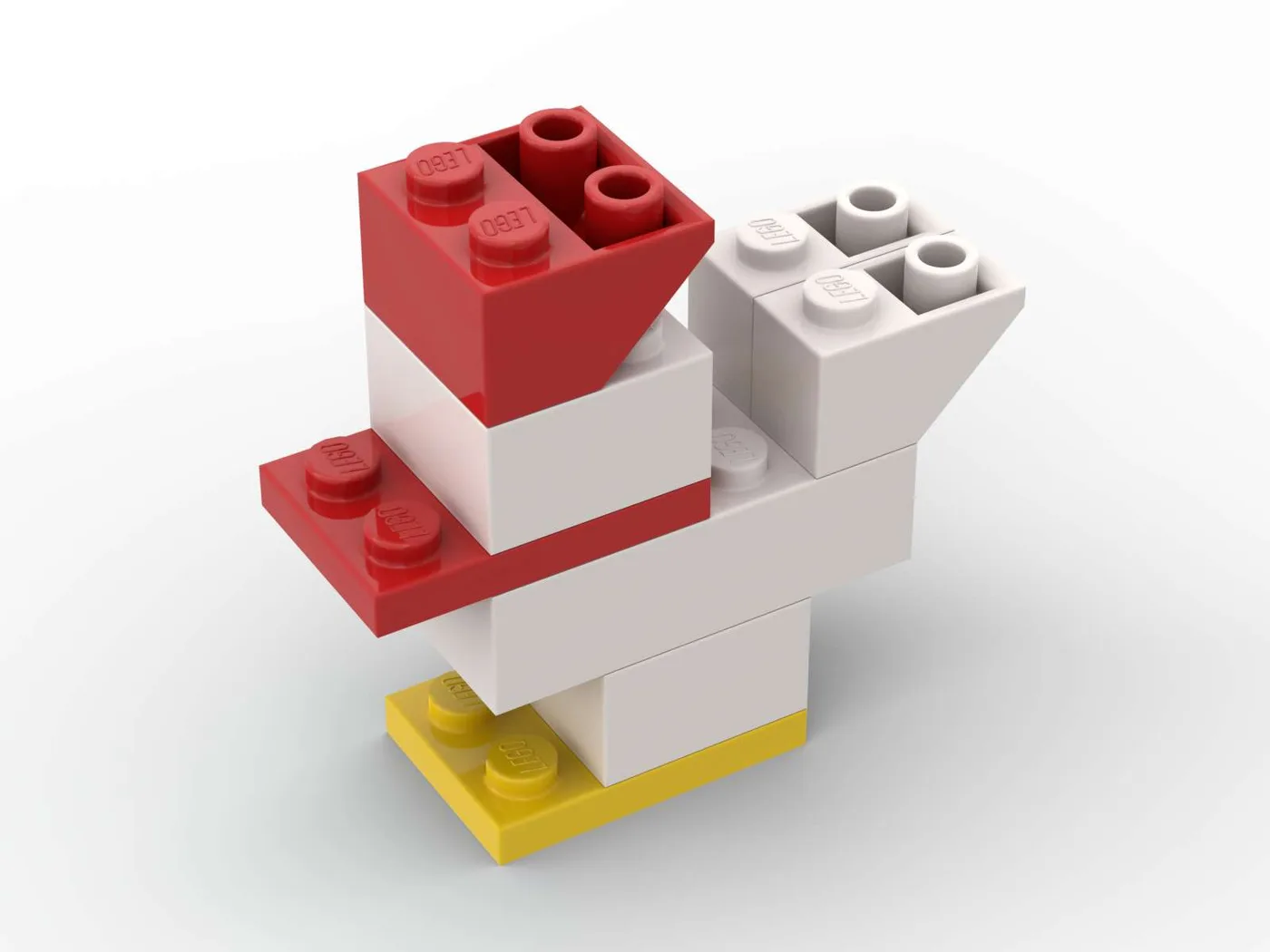 Dans le même style que le LEGO Micro Coq (MICROROOSTER-1) | Brick Broker