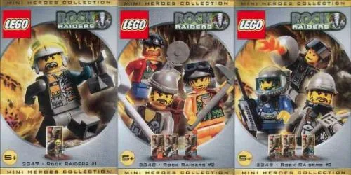 Dans le même style que le LEGO Collection de mini-héros Rock Raiders (RRMINIFIGS-1) | Brick Broker