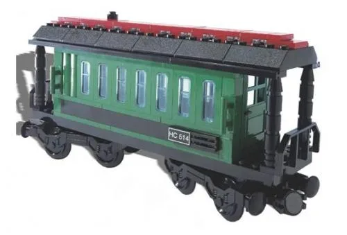Dans le même style que le LEGO Wagon de passagers vert (Boîte blanche) (4186872-1) | Brick Broker