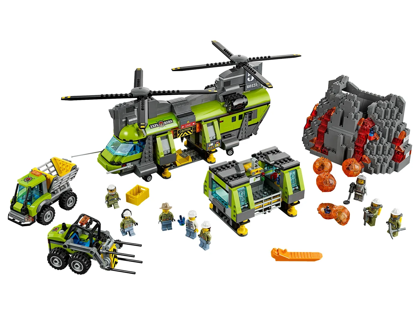 Dans le même style que le LEGO Hélicoptère de transport lourd volcanique (60125-1) | Brick Broker