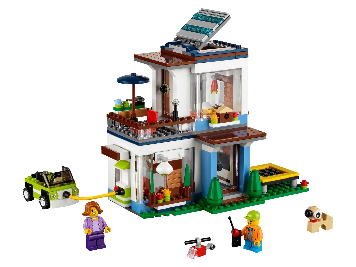 Dans le même style que le LEGO Maison moderne modulaire (31068-1) | Brick Broker