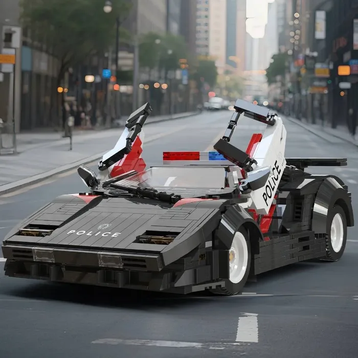 Xbert Super voiture de police (XBERT-66121) - prix | Brick Broker