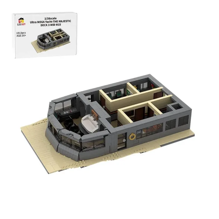 LesDiy Ultra MEGA Yacht - Partie 8 Module 15 Pont 3 Milieu (LESDIY-3655878) - prix | Brick Broker