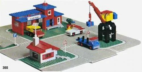 LEGO 355 Ensemble Centre-ville avec routes - prix | Brick Broker