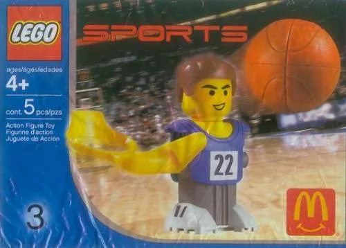 Dans le même style que le LEGO McDonald's Set de Sport Numéro 3 - Joueur de Basket-ball Bleu #22 (7917-1) | Brick Broker