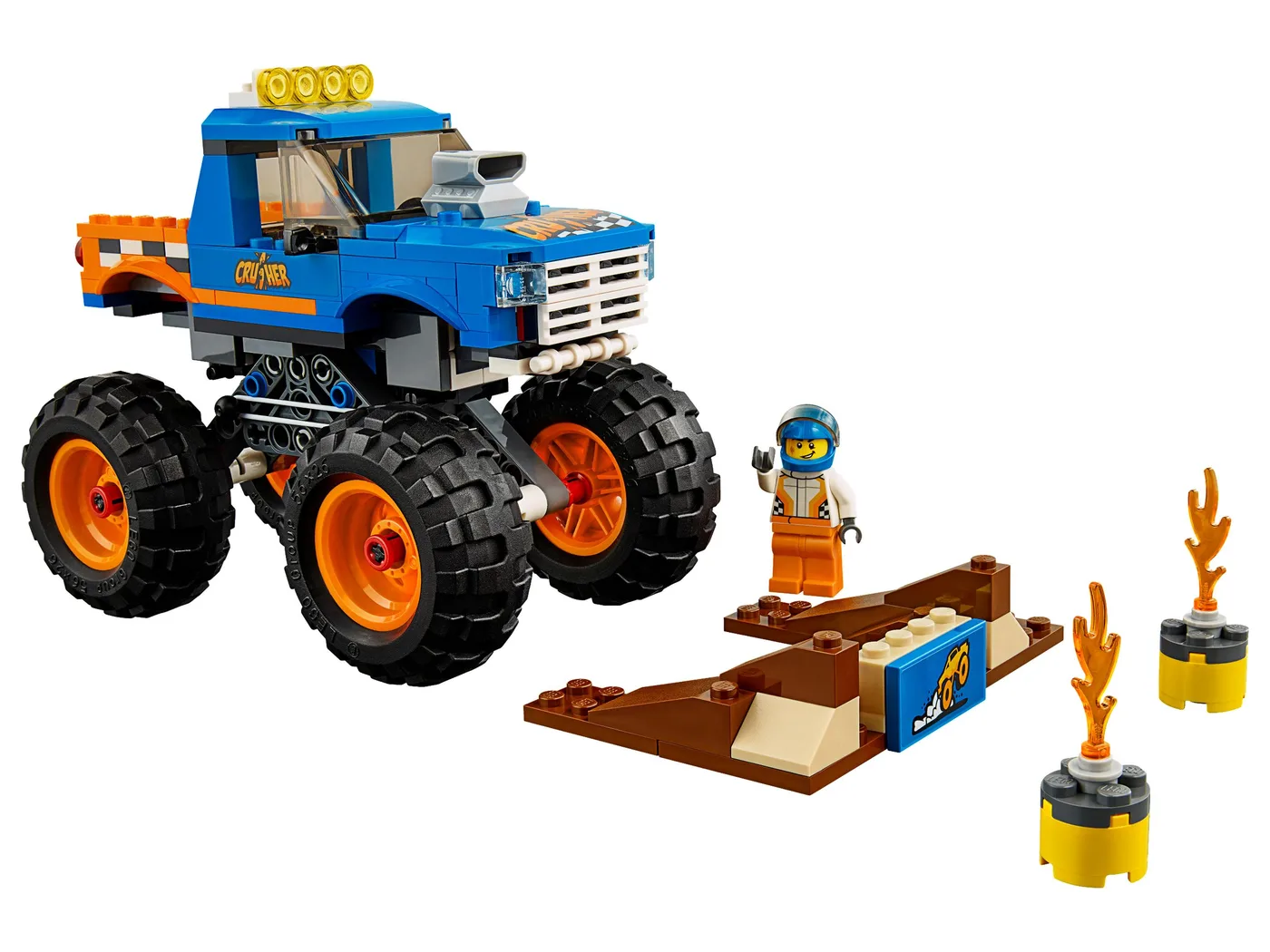 Dans le même style que le LEGO Camion monstre (60180-1) | Brick Broker