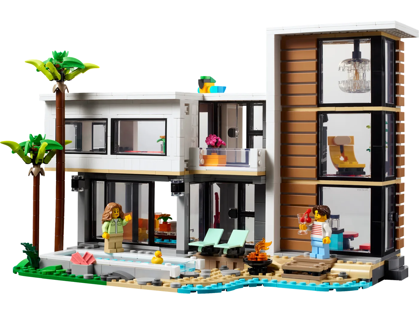 Dans le même style que le LEGO Maison moderne (31153-1) | Brick Broker
