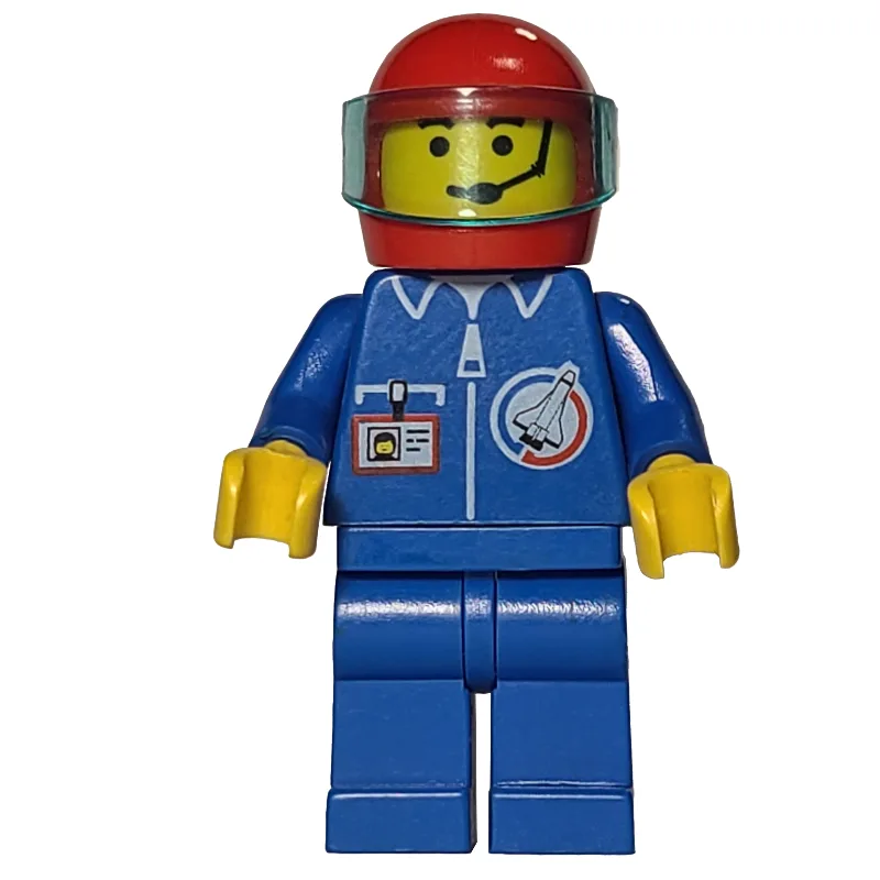 Launch Command Pilot, Blue Jumpsuit, Red Helm… — minifigurine LEGO | Brick Broker