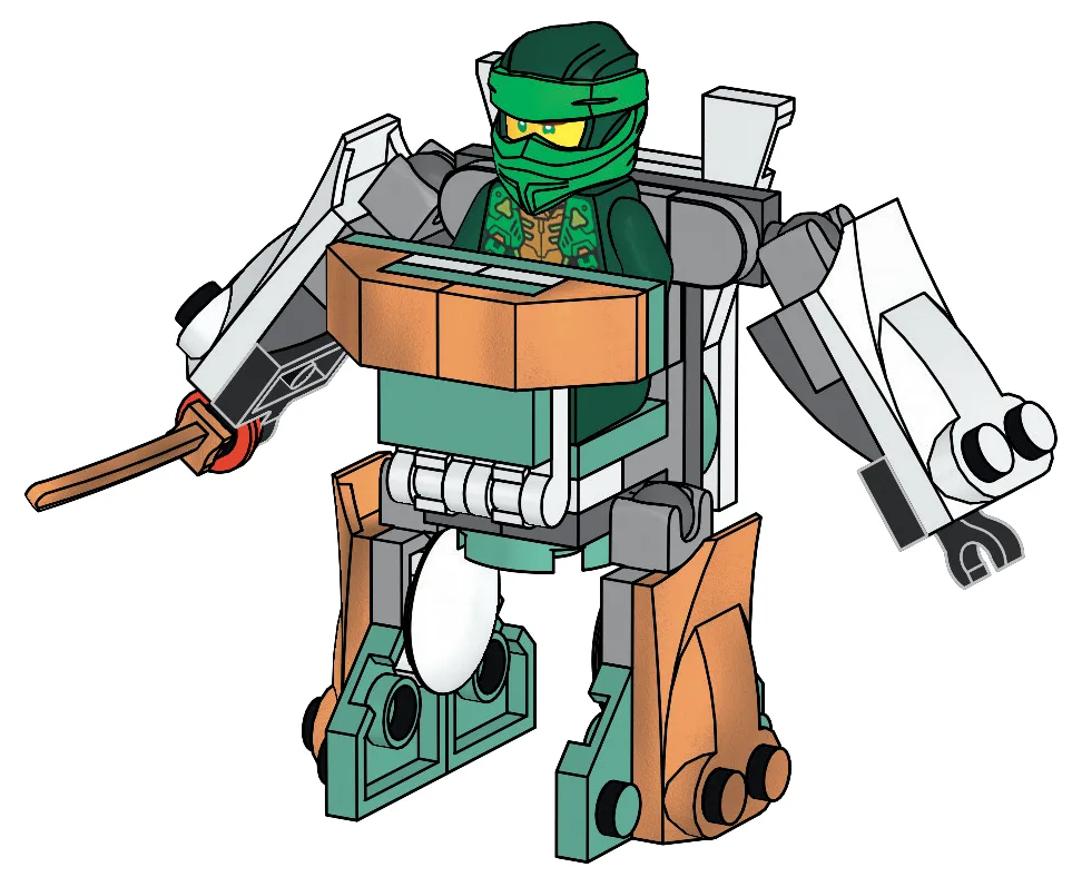 Dans le même style que le LEGO Lloyd avec meca (951467-1) | Brick Broker