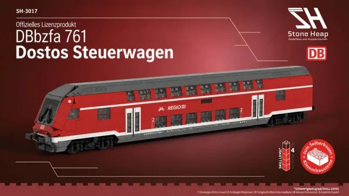 Stone Heap DBbzfa 761 Dostos Steuerwagen (SH-3017) - prix | Brick Broker