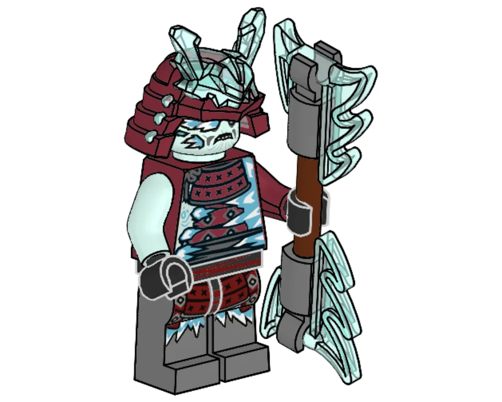 Dans le même style que le LEGO Samouraï des Neiges (891952-1) | Brick Broker