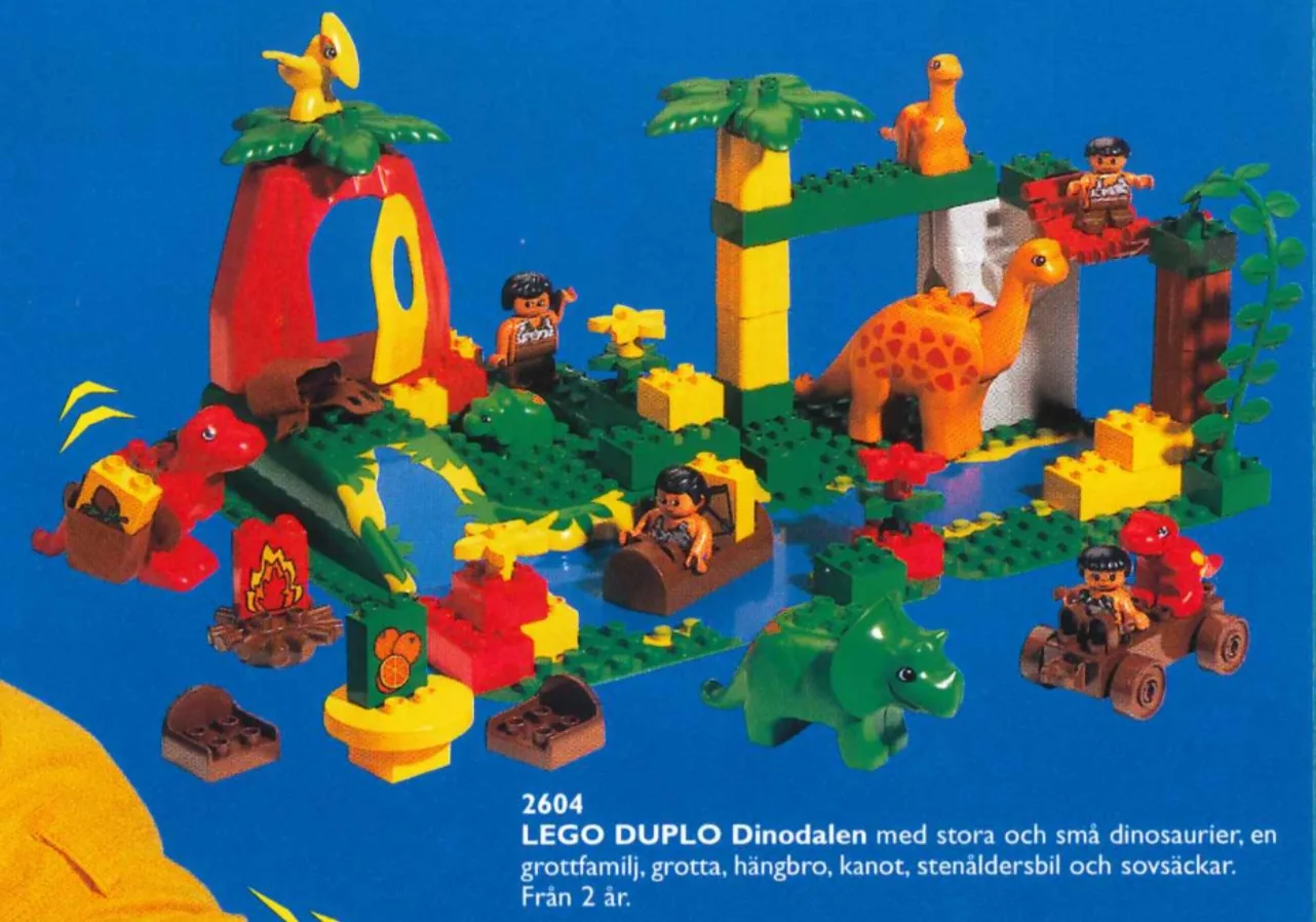 Dans le même style que le LEGO Le monde des dinosaures (2604-1) | Brick Broker