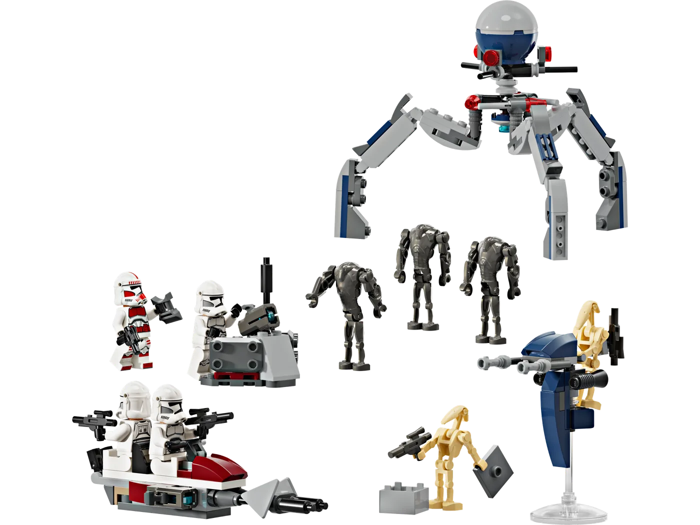 Dans le même style que le LEGO Battle Pack Clone Troopers contre Droïdes de combat (75372-1) | Brick Broker