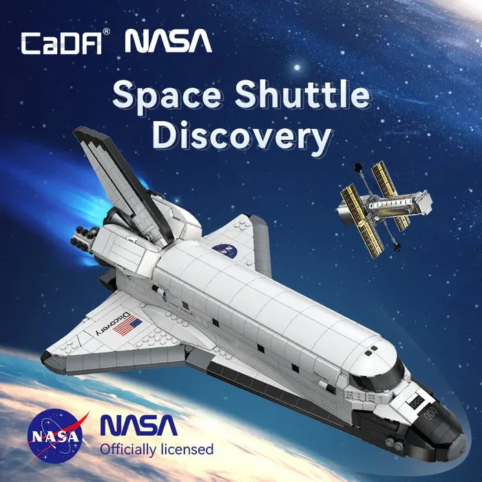 CaDA Maquette NASA Space Shuttle Discovery 1:80 (CADA-C56052W) - prix | Brick Broker