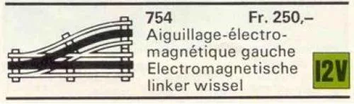 Dans le même style que le LEGO Aiguillage électrique automatique gauche (754-1) | Brick Broker