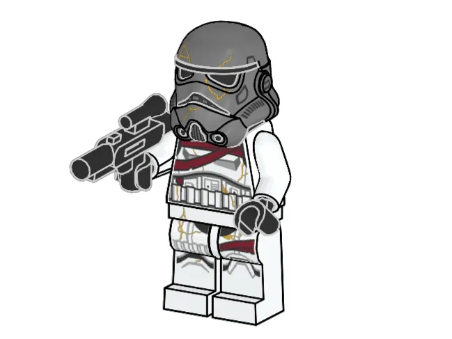 Dans le même style que le LEGO Soldat de la nuit (L0002232-1) | Brick Broker