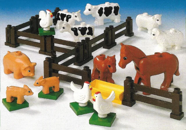 Dans le même style que le LEGO Animaux de la Ferme DUPLO (9174-1) | Brick Broker