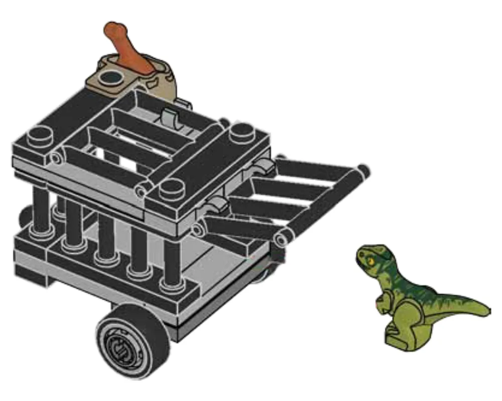 Dans le même style que le LEGO Transport de bébé dinosaure (122010-1) | Brick Broker