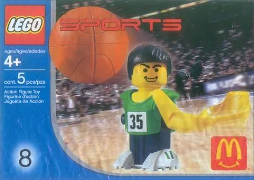Dans le même style que le LEGO Joueur de basket-ball vert (7918-1) | Brick Broker
