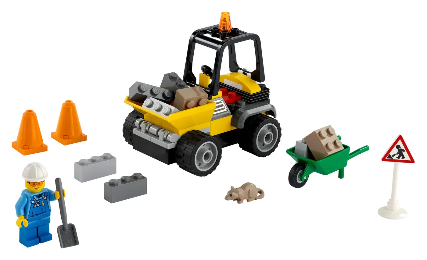 Dans le même style que le LEGO Camion de travaux routiers (60284-1) | Brick Broker