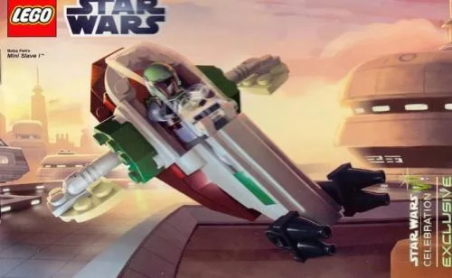 Dans le même style que le LEGO Mini Slave I de Boba Fett (CELEBVI-1) | Brick Broker