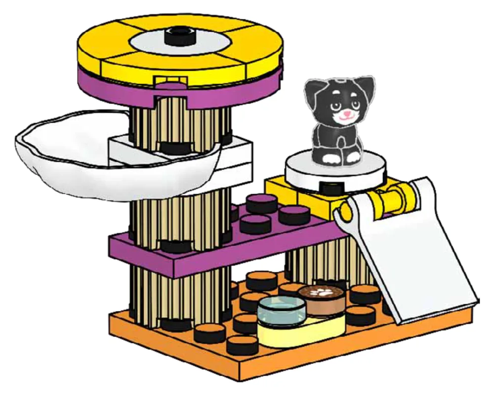 Dans le même style que le LEGO Arbre à chat avec chaton (562301-1) | Brick Broker