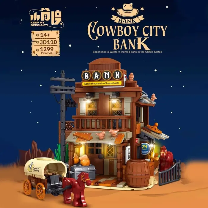 Small Angle Banque Cowboy City (JD110) - prix | Brick Broker
